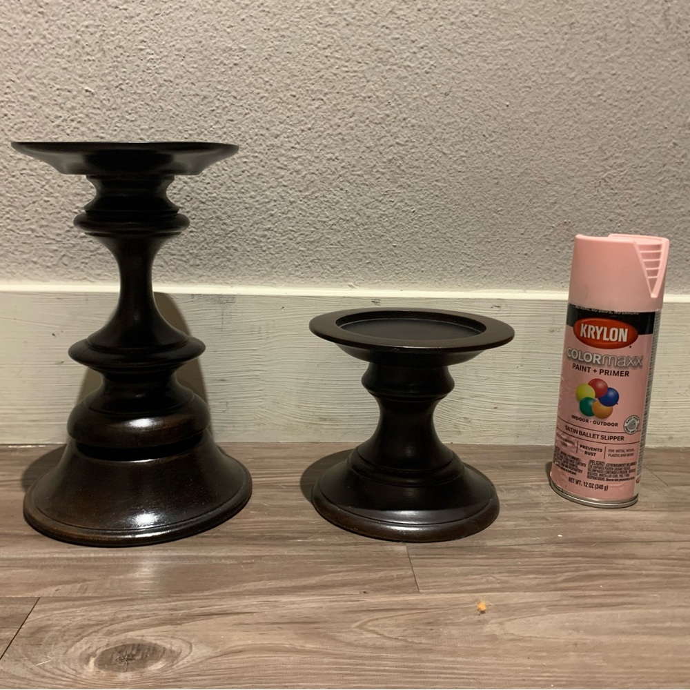 Pottery Barn Pillar Candle Holders